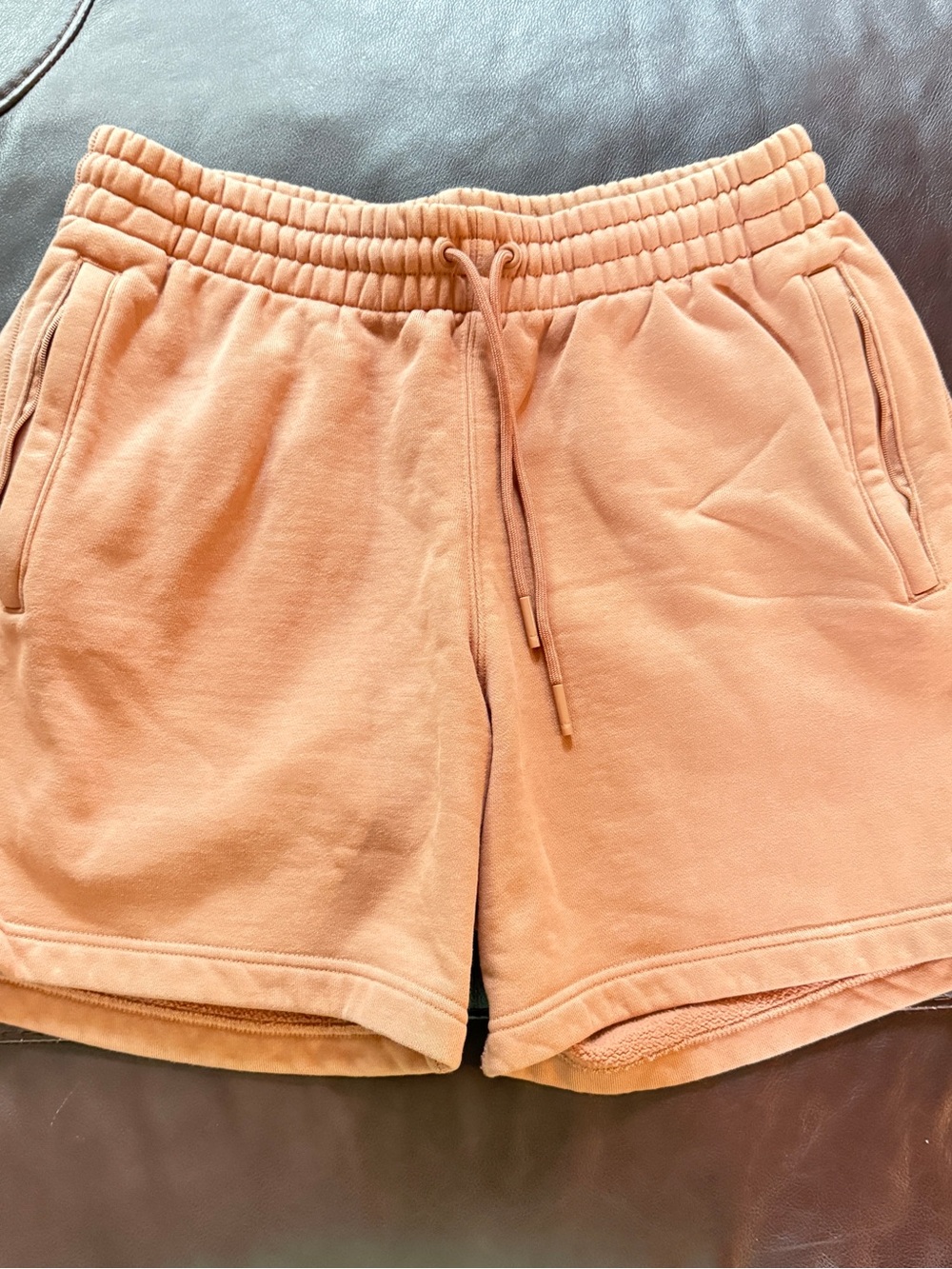 adidas Men's Athletic Drawstring Shorts - Light Tan
